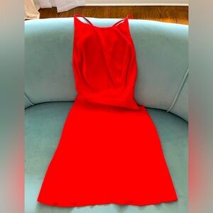 Aritzia Wilfred Red Silky dress in 00 size